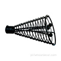 Drutna klatka klatki Black Curtain Rod hurtowa